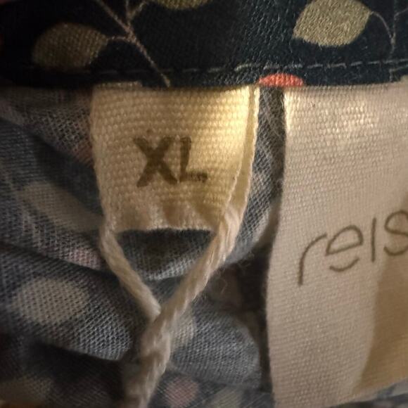 NWT Madewell x Reistor Deep V Short Dress Floral Organic Cotton Peasant Size XL - Picture 14 of 15